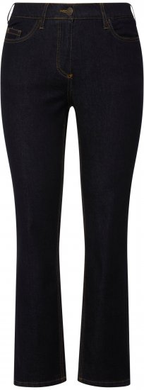 Ulla Popken Sammy Fit Slim Leg Stretch Jeans Dark Blue Denim - Jeans & Hosen in Großen Größen – Plus Size Damenmode - Jeans & Hosen, EU 42–70