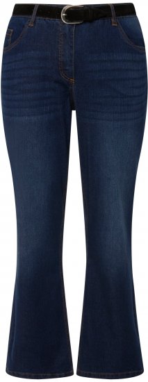 Ulla Popken Straight Leg Mandy Fit Stretch Jeans Blue Denim - Jeans & Hosen in Großen Größen – Plus Size Damenmode - Jeans & Hosen, EU 42–70