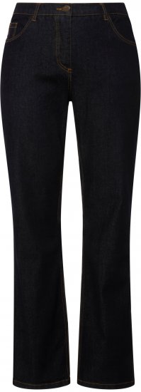 Ulla Popken Straight Leg Mandy Fit Stretch Jeans Dark Blue Denim - Jeans & Hosen in Großen Größen – Plus Size Damenmode - 