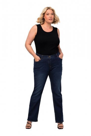 Ulla Popken Marie Fit Bootcut Stretch Jeans Blue Denim - Ulla Popken - Ulla Popken Große Größen