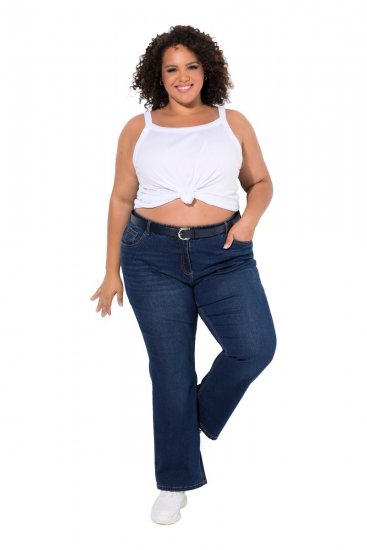 Ulla Popken Marie Fit Bootcut Stretch Jeans Blue Denim - Ulla Popken - Ulla Popken Große Größen