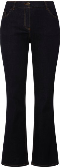 Ulla Popken Marie Fit Bootcut Stretch Jeans Dark Blue Denim - Jeans & Hosen in Großen Größen – Plus Size Damenmode - Jeans & Hosen, EU 42–70