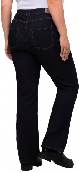 Ulla Popken Marie Fit Bootcut Stretch Jeans Dark Blue Denim - Jeans & Hosen in Großen Größen – Plus Size Damenmode - Jeans & Hosen, EU 42–70