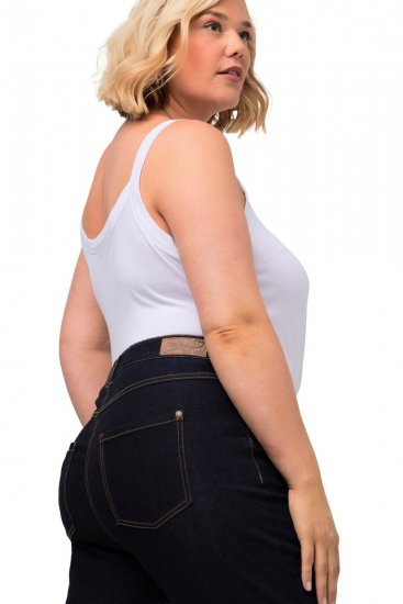 Ulla Popken Marie Fit Bootcut Stretch Jeans Dark Blue Denim - Ulla Popken - Ulla Popken Große Größen