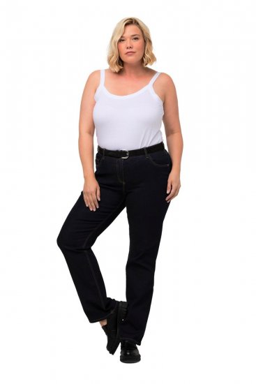 Ulla Popken Marie Fit Bootcut Stretch Jeans Dark Blue Denim - Ulla Popken - Ulla Popken Große Größen