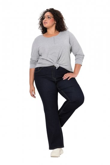 Ulla Popken Marie Fit Bootcut Stretch Jeans Dark Blue Denim - Ulla Popken - Ulla Popken Große Größen