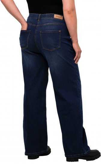 Ulla Popken Mary Fit Wide Leg Stretch Jeans Blue Denim - Jeans & Hosen in Großen Größen – Plus Size Damenmode - Jeans & Hosen, EU 42–70