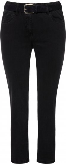 Ulla Popken Stretch Sarah Fit Skinny Jeans Black - Jeans & Hosen in Großen Größen – Plus Size Damenmode - 