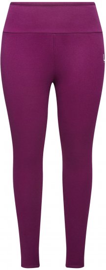 Ulla Popken Faux Fur Lined Stretch Leggings Pink Berry - Jeans & Hosen in Großen Größen – Plus Size Damenmode - Jeans & Hosen, EU 42–70