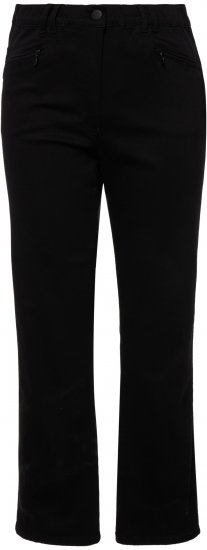 Ulla Popken Basic Mony Tapered Leg Stretch Pants Black - Jeans & Hosen in Großen Größen – Plus Size Damenmode - Jeans & Hosen, EU 42–70