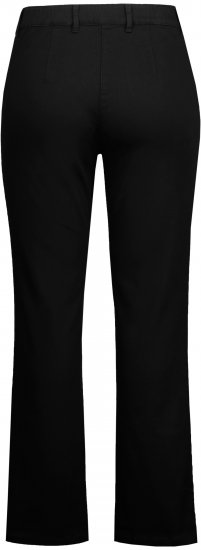 Ulla Popken Basic Mony Tapered Leg Stretch Pants Black - Jeans & Hosen in Großen Größen – Plus Size Damenmode - Jeans & Hosen, EU 42–70