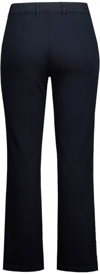 Ulla Popken Basic Mony Tapered Leg Stretch Pants Navy - Jeans & Hosen in Großen Größen – Plus Size Damenmode - Jeans & Hosen, EU 42–70
