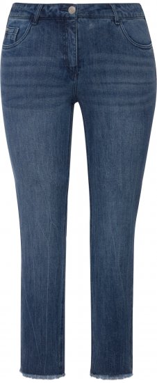 Ulla Popken Positive Thoughts Slim Leg Sarah Fit Stretch Jeans Blue Denim - DAMENBEKLEIDUNG 40-66 - 