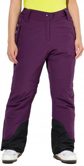 Ulla Popken HYPRAR Triple Function Ski Pants Grape Red - Jeans & Hosen in Großen Größen – Plus Size Damenmode - Jeans & Hosen, EU 42–70