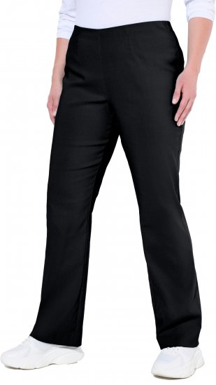 Ulla Popken Bengaline Elastic Waist Thermal Pants Black - Jeans & Hosen in Großen Größen – Plus Size Damenmode - Jeans & Hosen, EU 42–70