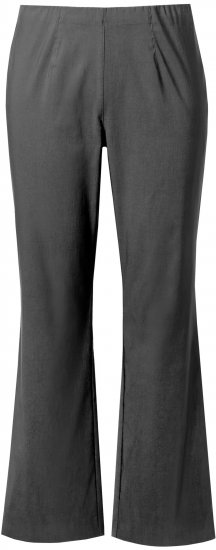 Ulla Popken Bengaline Elastic Waist Thermal Pants Graphite Grey - Hosen - Große Hosen für Damen