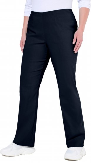 Ulla Popken Bengaline Elastic Waist Thermal Pants Navy - Jeans & Hosen in Großen Größen – Plus Size Damenmode - Jeans & Hosen, EU 42–70