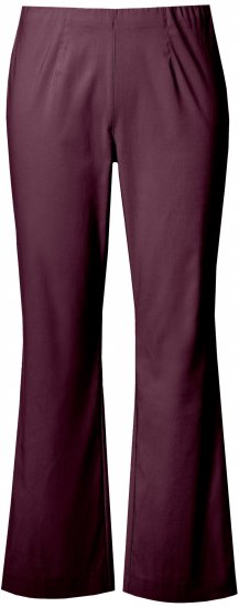 Ulla Popken Bengaline Elastic Waist Thermal Pants Aubergine - Jeans & Hosen in Großen Größen – Plus Size Damenmode - Jeans & Hosen, EU 42–70