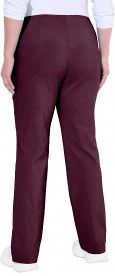 Ulla Popken Bengaline Elastic Waist Thermal Pants Aubergine - Jeans & Hosen in Großen Größen – Plus Size Damenmode - Jeans & Hosen, EU 42–70