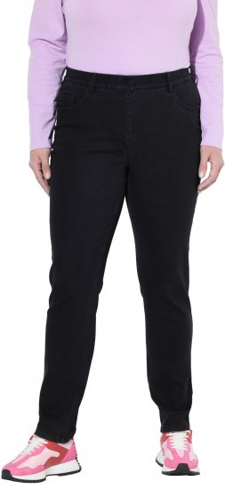 Ulla Popken Stretch Fit Jeans Black - Jeans & Hosen in Großen Größen – Plus Size Damenmode - Jeans & Hosen, EU 42–70