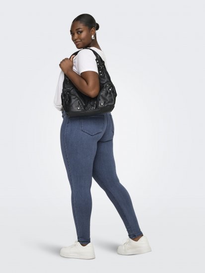 Only Carmakoma Thunder Life Skinny Fit Jeans Blue Denim - Jeans & Hosen in Großen Größen – Plus Size Damenmode - 