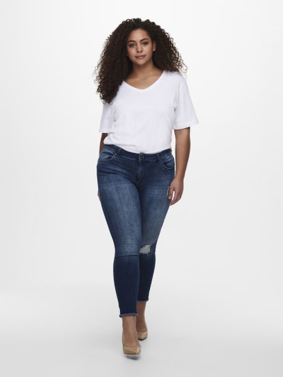 Only Carmakoma Willy Skinny Fit Jeans Blue - Jeans - 