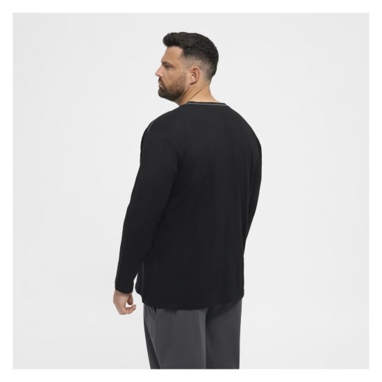 North Latitude Py Jersey O-Neck Long Sleeve Black - Langärmlige T-Shirts für Herren - Langärmlige T-Shirts für Herren