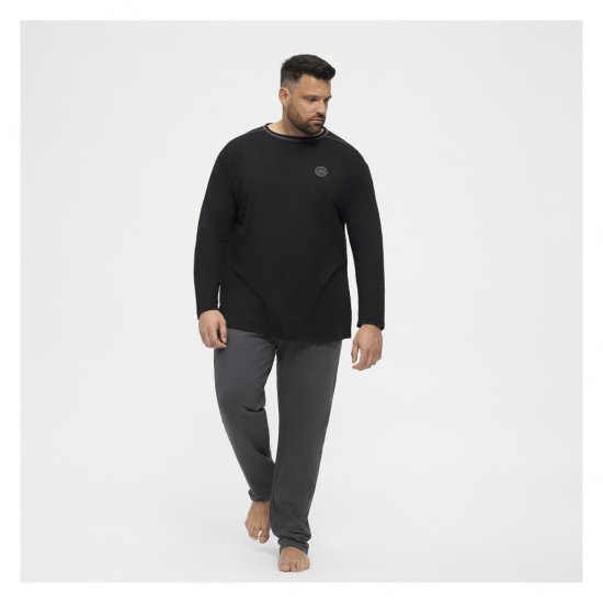 North Latitude Py Jersey O-Neck Long Sleeve Black - Langärmlige T-Shirts für Herren - Langärmlige T-Shirts für Herren