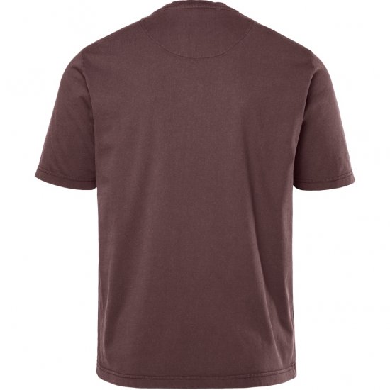JP1880 T-Shirt Short Sleeve Cabin Mahogany Brown - Herren-T-shirts - Herren-T-Shirts in großen Größen