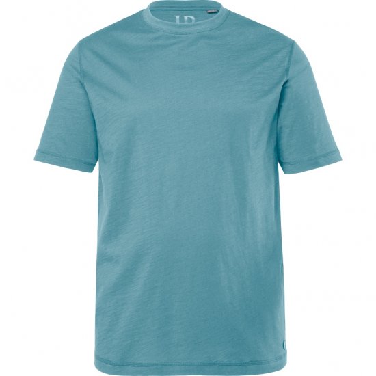JP1880 T-Shirt Short Sleeve Soft Jersey Turquoise - Herren-T-shirts - Herren-T-Shirts in großen Größen