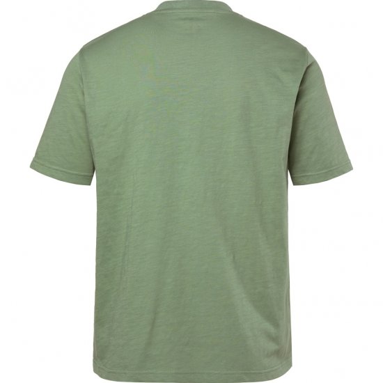 JP1880 T-Shirt Short Sleeve Chest Print Eucalyptus Green - Herren-T-shirts - Herren-T-Shirts in großen Größen