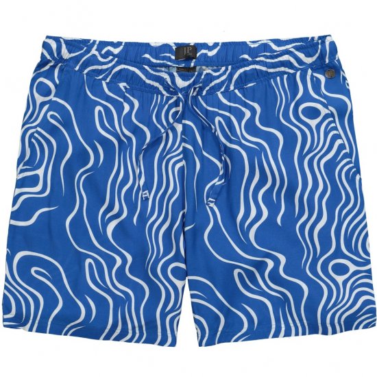 JP1880 Bermuda Shorts All-over Print Royal Blue - Herrenshorts in großen Größen - Herrenshorts in großen Größen