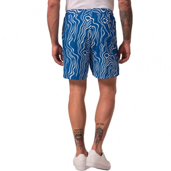JP1880 Bermuda Shorts All-over Print Royal Blue - Herrenshorts - Herrenshorts in großen Größen