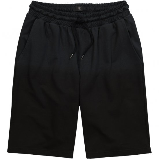 JP1880 Bermuda Sweatshorts DIpDye Black - Jogginghosen für Herren in großen Größen - Jogginghosen für Herren in großen Größen