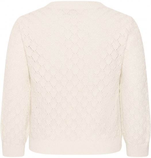 Kaffe Curve Kathrina Pullover White - Strickpullover - 