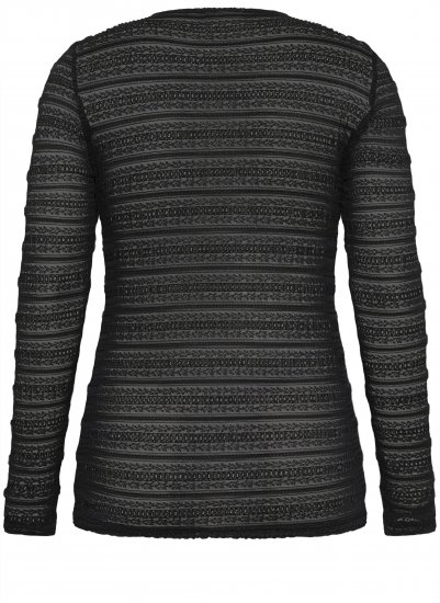 Kaffe Curve Hanna Lace Long Sleeve T-Shirt - Langarmshirts - 