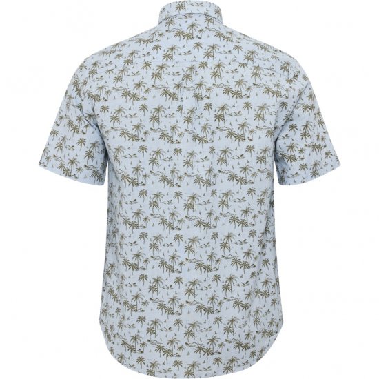 North Latitude Shirt Short Sleeve Light Blue - Herrenhemden - Herrenhemden in großen Größen