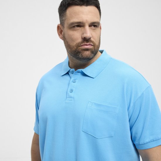 North Latitude Polo Pique Short Sleeve Turquoise - Polo-shirts für herren - Polo-Shirts für Herren in großen Größen