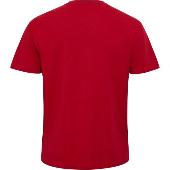 North Latitude T-Shirt Printed Short Sleeve Red - Herren-T-shirts - Herren-T-Shirts in großen Größen