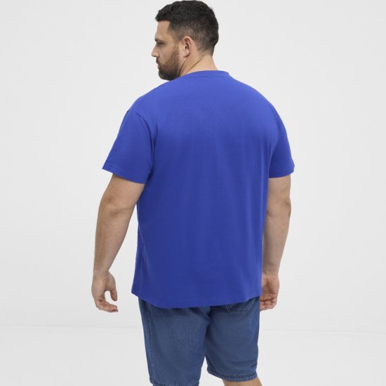 North Latitude T-Shirt Printed Blue - Herren-T-shirts - Herren-T-Shirts in großen Größen