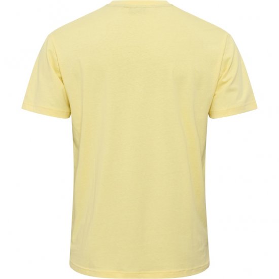 North Latitude T-Shirt Printed Yellow - Herren-T-shirts - Herren-T-Shirts in großen Größen