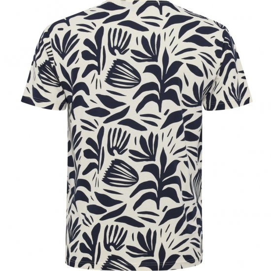 North Latitude T-shirt Allover Printed Navy - Herren-T-shirts - Herren-T-Shirts in großen Größen