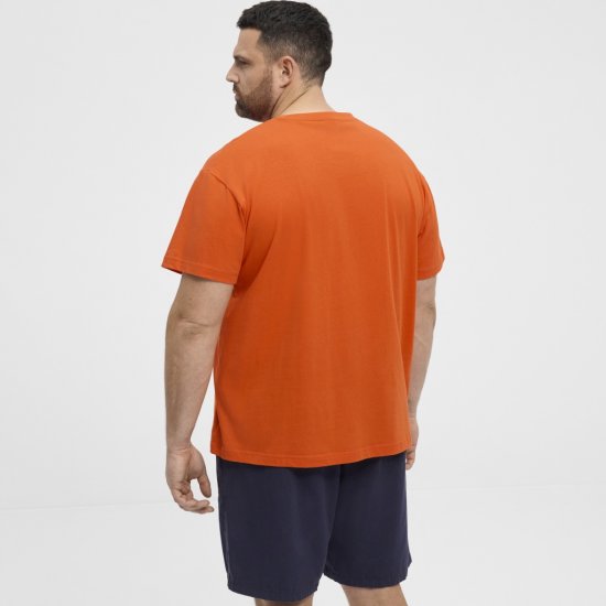 North Latitude T-Shirt Ice Cream Orange - Herren-T-shirts - Herren-T-Shirts in großen Größen