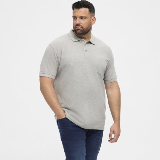 North Latitude Polo Short Sleeve Grey - Polo-shirts für herren - Polo-Shirts für Herren in großen Größen