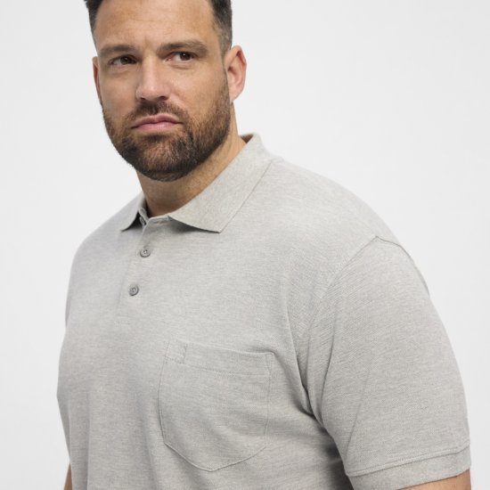 North Latitude Polo Short Sleeve Grey - Polo-shirts für herren - Polo-Shirts für Herren in großen Größen