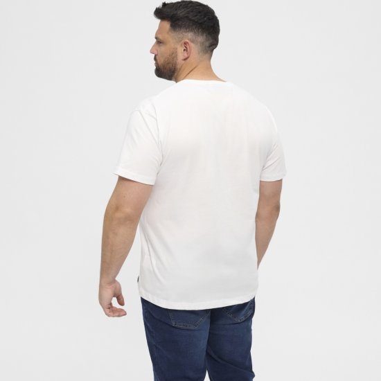 North Latitude T-Shirt 2-Pack White - Herren-T-shirts - Herren-T-Shirts in großen Größen