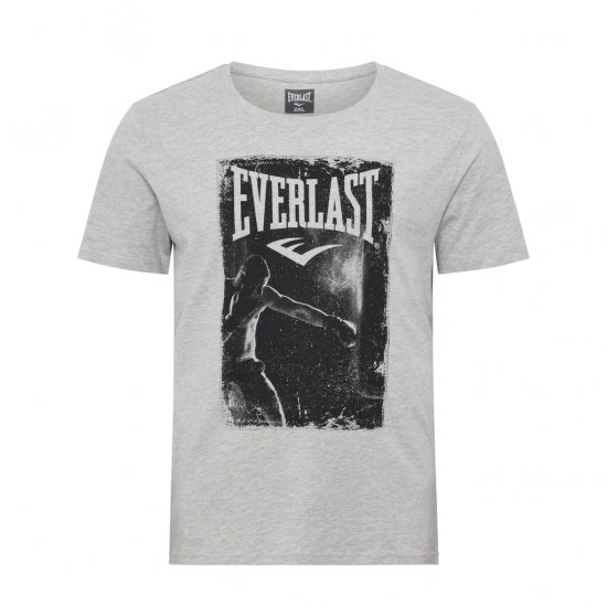 North Latitude Everlast T-shirt Grey Melange - Herren-T-Shirts in großen Größen - Herren-T-Shirts in großen Größen