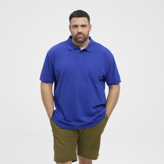 North Latitude Polo Pique Short Sleeve Cobalt Blue - Polo-shirts für herren - Polo-Shirts für Herren in großen Größen