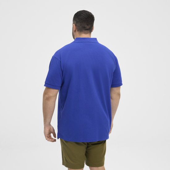 North Latitude Polo Pique Short Sleeve Cobalt Blue - Polo-shirts für herren - Polo-Shirts für Herren in großen Größen
