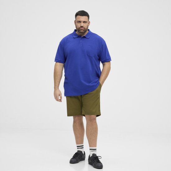 North Latitude Polo Pique Short Sleeve Cobalt Blue - Polo-shirts für herren - Polo-Shirts für Herren in großen Größen